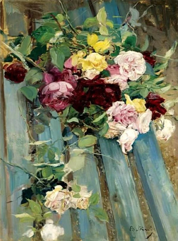 Natura morta con rose